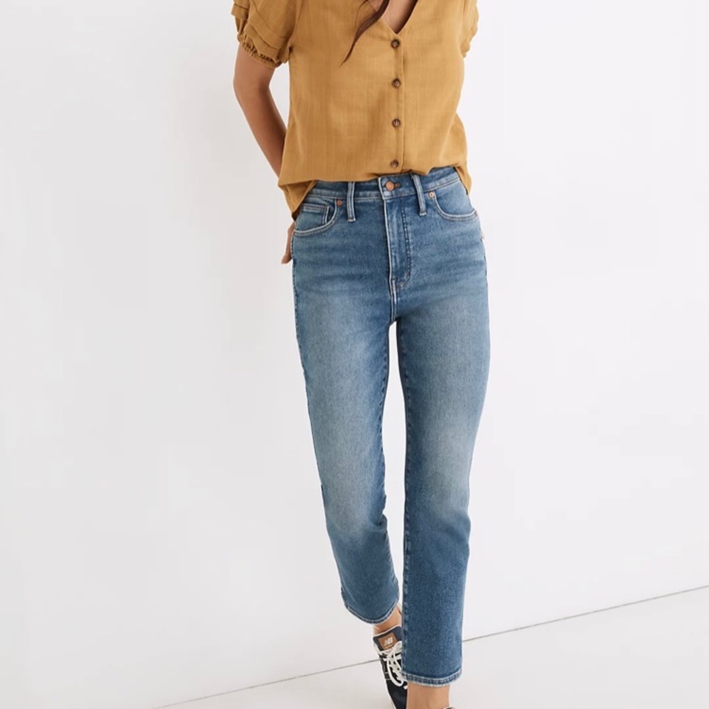 Madewell Stovepipe Jeans in Ditmas Wash